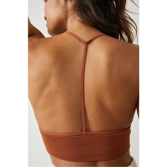 Free People Scoop Me Up Racerback Bralette Glazed Ginger XS/S - Picture 5 of 6